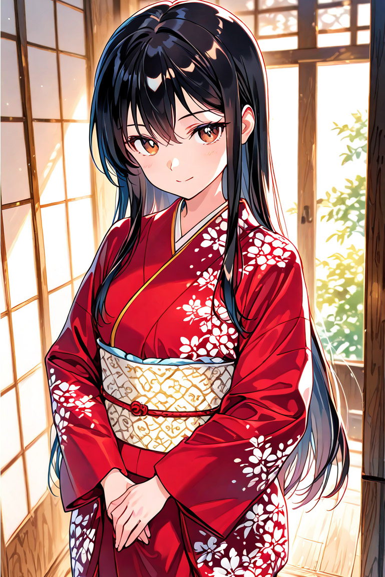 脱衣キャラ選択 / 和服の女将 / Kimono Hostess