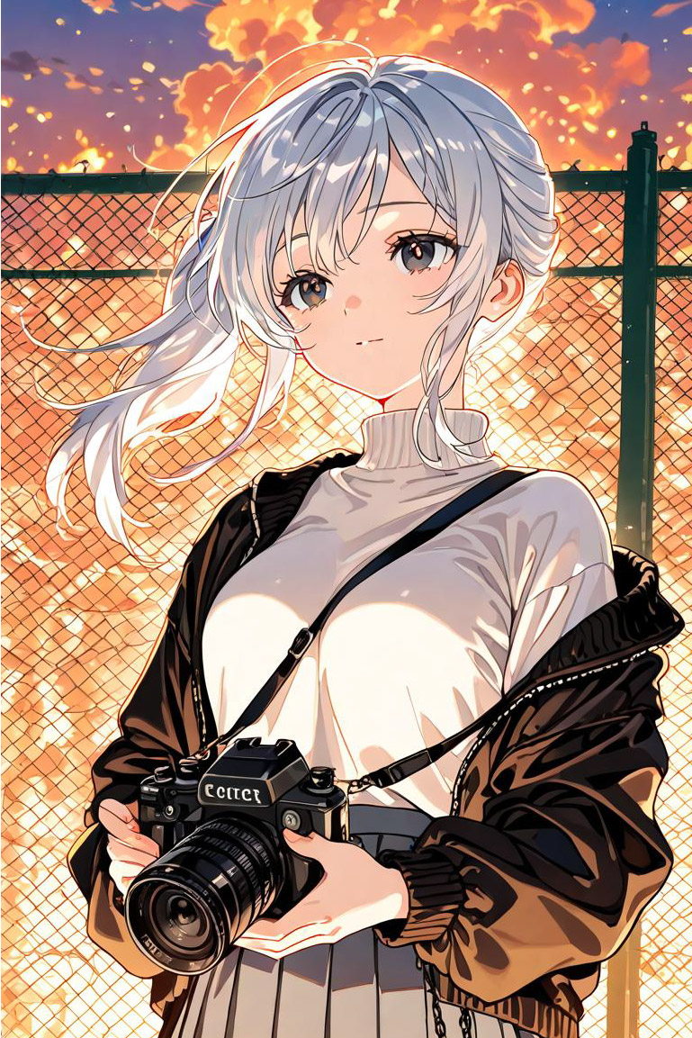 脱衣キャラ選択 / カメラ少女 / Photographer Girl