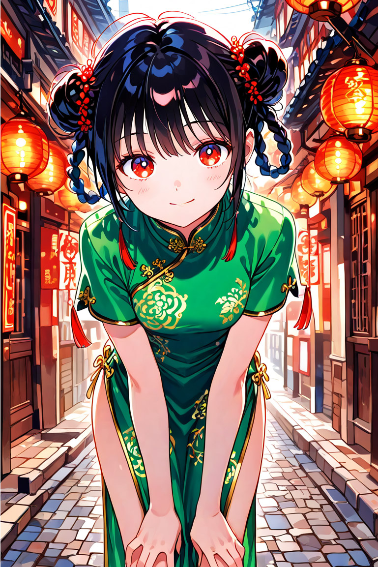 脱衣キャラ選択 / チャイナ少女