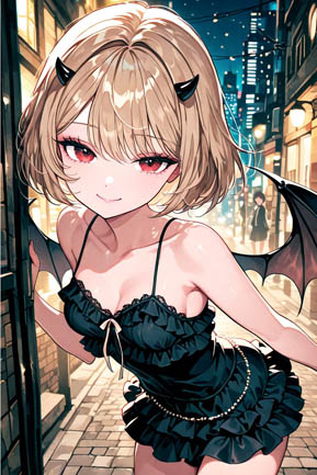 脱衣キャラ選択 / ハロウィン少女