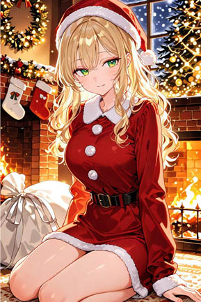 脱衣キャラ選択 / サンタガール