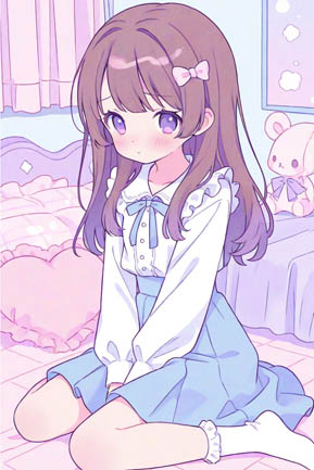 脱衣キャラ選択 / ツインテール少女