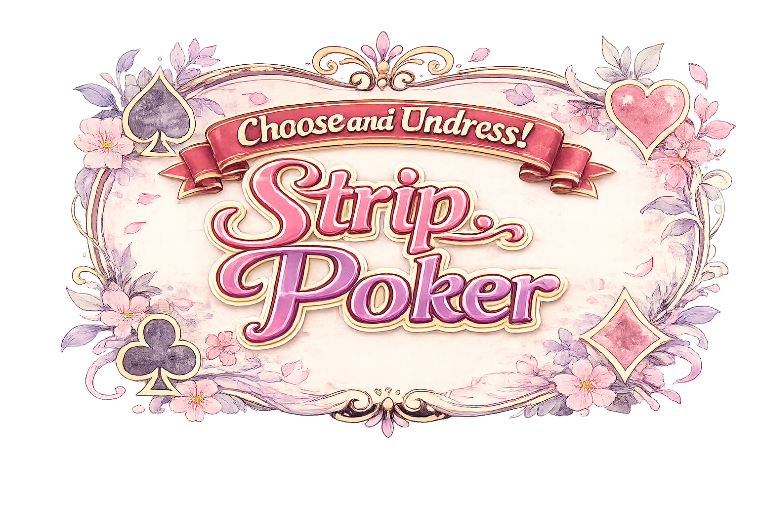 Choose and Undress! Strip Poker title screen